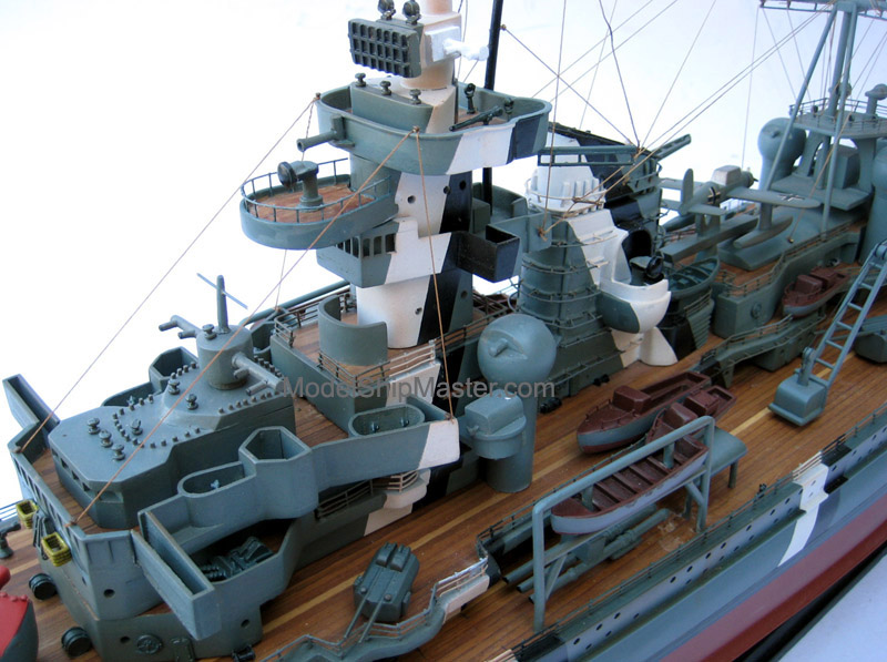 Large Model Of The Prinz Eugen Heavy Cruiser